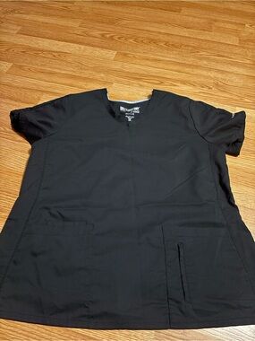 Grey's Anatomy active Women's Black V-Neck Scrub Top
